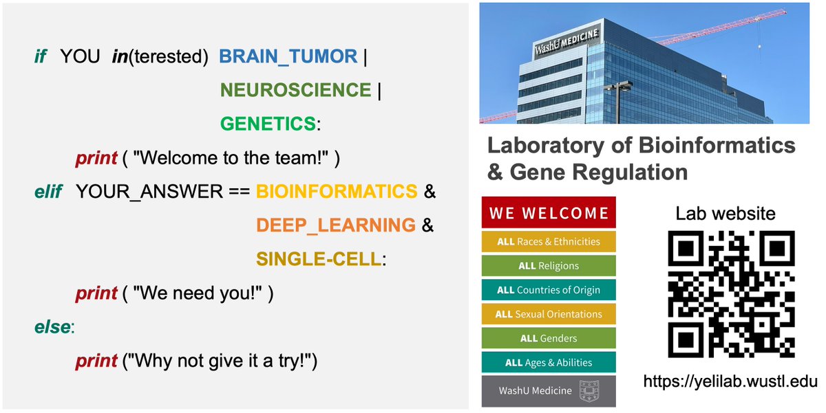 Yang Eric Li (@yangericli) on Twitter photo <a href="/CEpigenomics/">Center for Epigenomics @ UC San Diego</a> <a href="/shangjingbo/">Jingbo Shang</a> <a href="/JoeEcker/">Joe Ecker</a> <a href="/slinnarsson/">Sten Linnarsson</a> Proud to join WashU with a dual appointment in
<a href="/WashUNeurosurg/">WashU Med Taylor Family Department of Neurosurgery</a> and <a href="/WashUGenetics/">WashU Medicine Genetics</a>
@WashuBTC <a href="/WUSTLmed/">Test Account</a> <a href="/SitemanCenter/">Siteman Cancer Center</a>.
We are recruiting! 🎉🧪🖥️ <a href="/CEpigenomics/">Center for Epigenomics @ UC San Diego</a> <a href="/shangjingbo/">Jingbo Shang</a> <a href="/JoeEcker/">Joe Ecker</a> <a href="/slinnarsson/">Sten Linnarsson</a> Proud to join WashU with a dual appointment in
<a href="/WashUNeurosurg/">WashU Med Taylor Family Department of Neurosurgery</a> and <a href="/WashUGenetics/">WashU Medicine Genetics</a>
@WashuBTC <a href="/WUSTLmed/">Test Account</a> <a href="/SitemanCenter/">Siteman Cancer Center</a>.
We are recruiting! 🎉🧪🖥️
