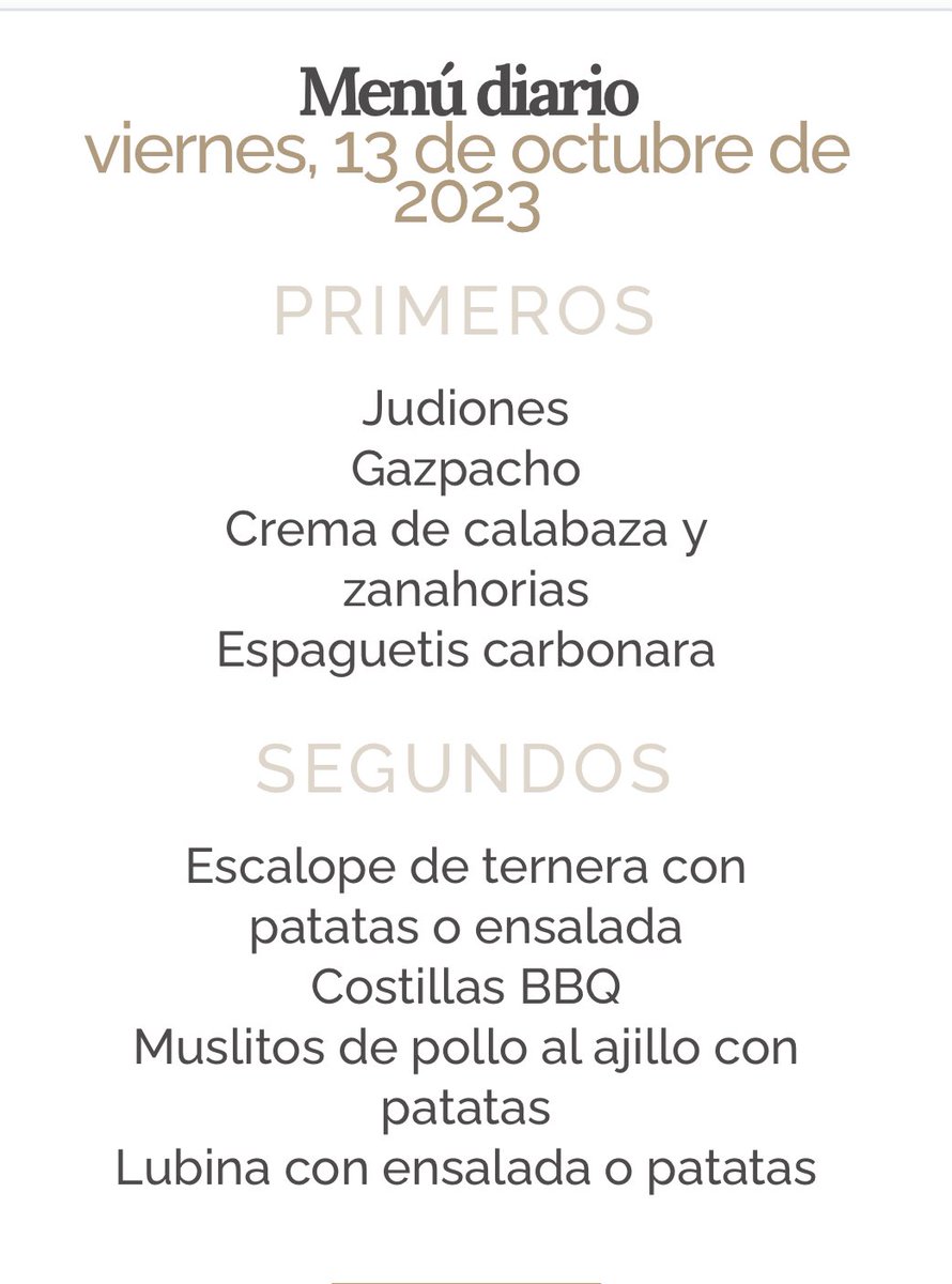 Ya estamos de regreso…aquí os dejamos nuestro menú para mañana! 😋😋

#Guadarrama #sierradeguadarrama #sabor