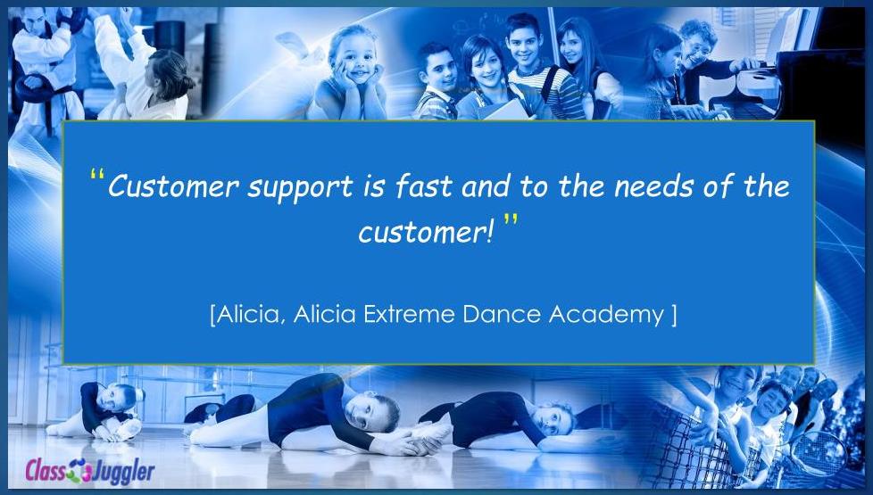 ClassJuggler's tweet image. Thanks, Alicia!   :) 
How &apos;bout you - Not yet a customer? Learn more:  danceclassjuggler.com
 #DanceStudioSoftware #DanceSoftware #ClassSoftware