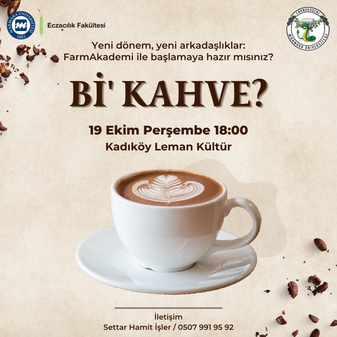 farmaakademi's tweet photo. Herkese Merhaba! 🐍
Kulübümüzü daha yakından tanıyabileceğiniz, tüm dönemlerimizle tanışıp fakültemiz hakkında aklınızdaki sorulara cevap bulabileceğiniz Bi’Kahve etkinliğimizle sizlerle buluşmak için çok heyecanlıyız. 🍀

🎟️Ücret: 115 TL (Cheesecake+ Çay ya da Filtre Kahve) https://t.co/yiun1ziflx