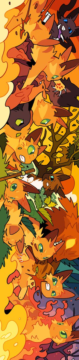 Rehtaef409's tweet photo. #warriorcats 
His nine lives and nine deaths https://t.co/eQRzR7ohdm
