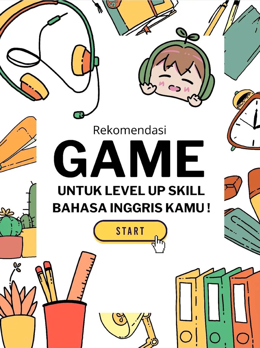 Games Untuk Level-up English Kamu!

Share Ke temen &amp; keluarga😍

- A Thread —