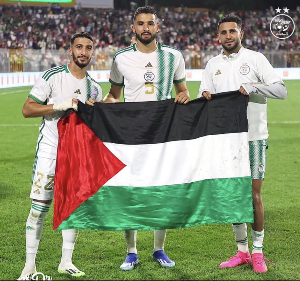 DZFOOTBALLDZ's tweet photo. Jamais très loin 🇩🇿🇵🇸 https://t.co/XMJVrZQc0E