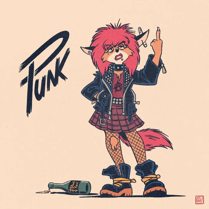 12. Punk#foxtober2023 