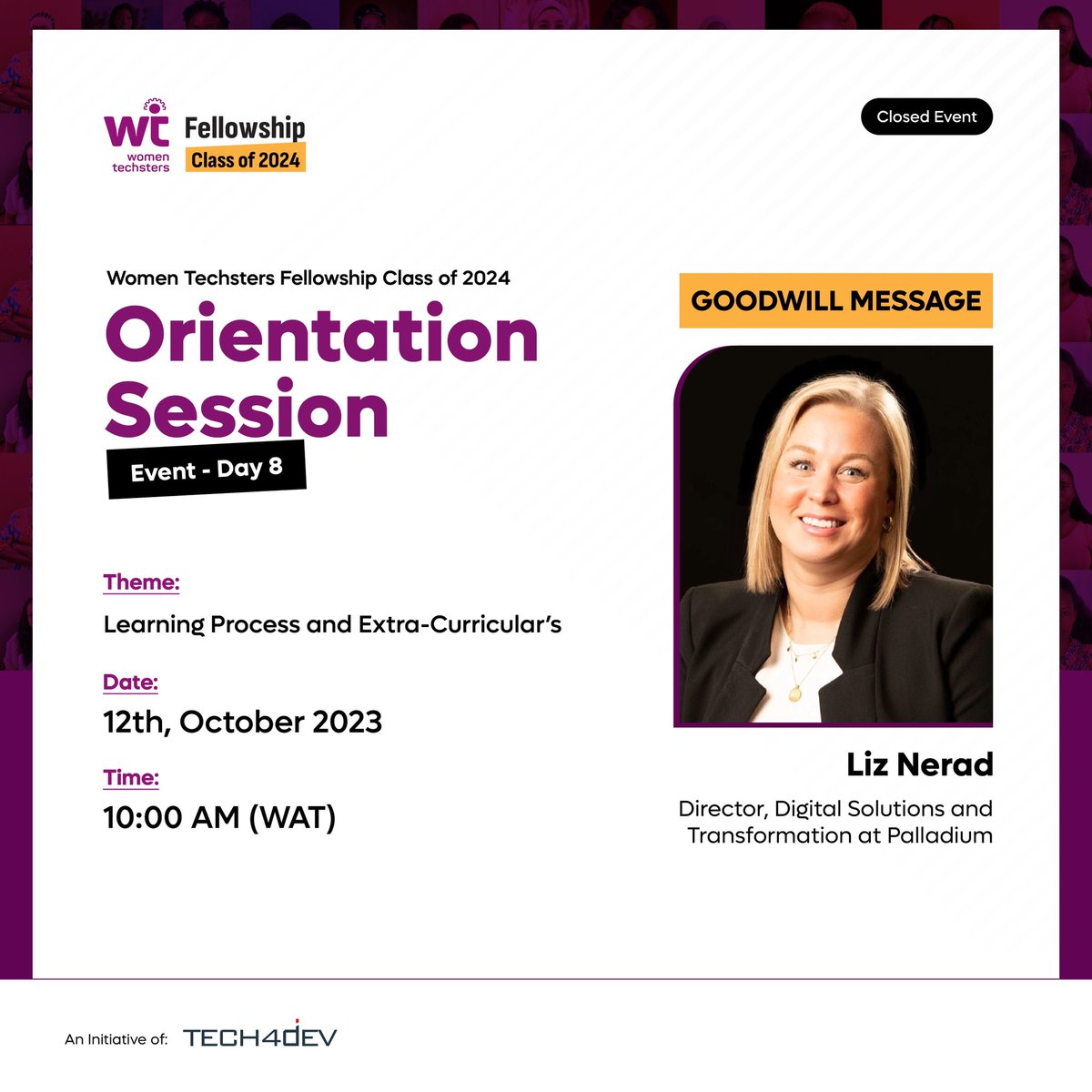 riodewems's tweet photo. Day 8 of  #WTFC24 Orientation program.

There's no alternative for the best, if you are the best opportunities will come to you.

Don't be stuck in tutorial hell.

You need grit.

 #WomenTechstersFellowship #WomenTechsters #AfricanWomanInTechnology #WTFC24Orientation #Tech4Dev https://t.co/2uVaMsD3CW