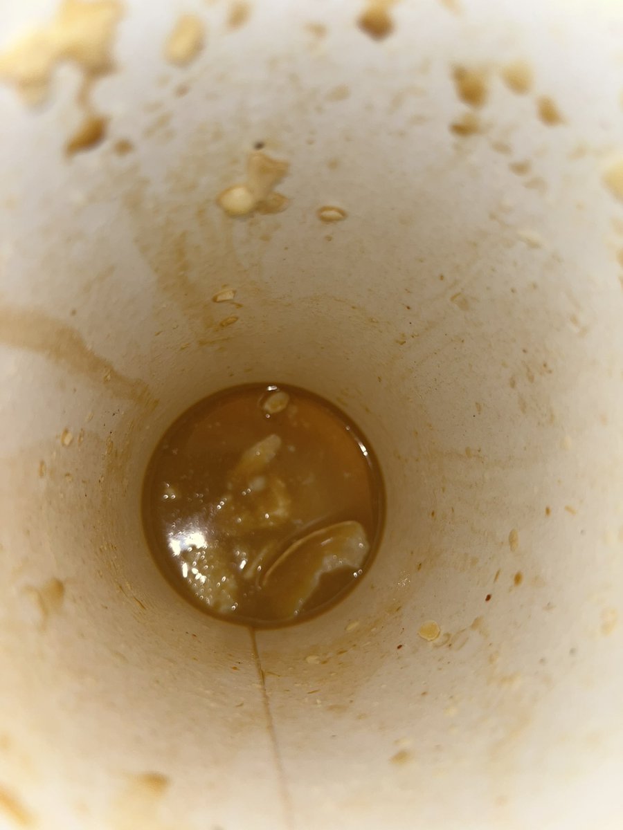 bxttxr's tweet photo. @TimHortons  why tf is there wax in my drink? https://t.co/pS8WaXPQWT