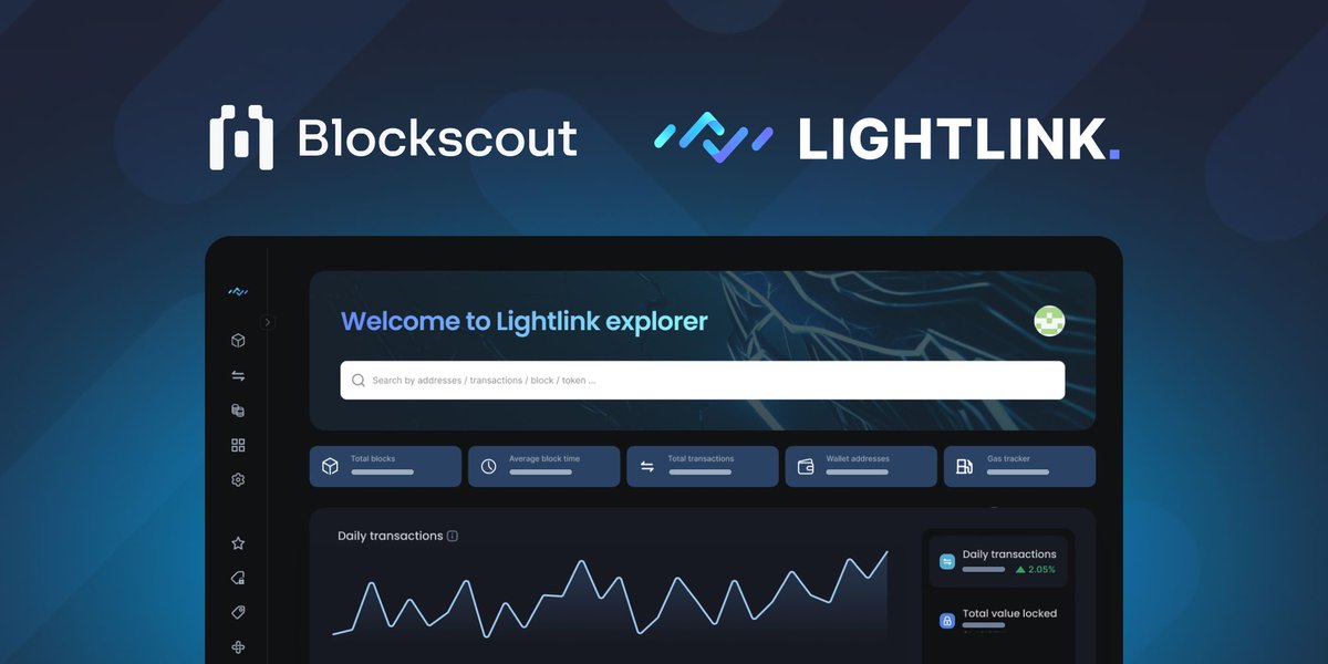 LightLinkChain's tweet photo. We are collaborating with the team at @blockscoutcom to deliver transparency for our #Pegasus and #Phoenix blockchains ⛓️

Search blocks, transactions and addresses and more 🔍

Pegasus testnet: https://t.co/KPgUj73sRw
Phoenix mainnet: https://t.co/fcF80xh0I2 https://t.co/olGL5EXHRL