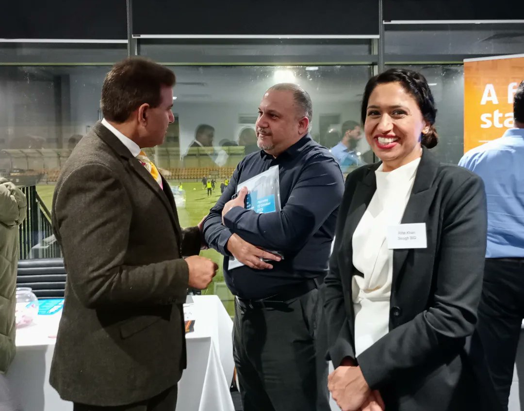 ShinDhother's tweet photo. Attended Slough Business Networking Event at @sloughtownfc A great opportunity to network with @SloughCouncil, businesses, and organisations in the community, share our work.
#sloughnetworking #sloughbusiness #shapingthefuture #WeAreSloughOutreach #WeListen #WeServe #WeDeliver https://t.co/vv64pfzn8c