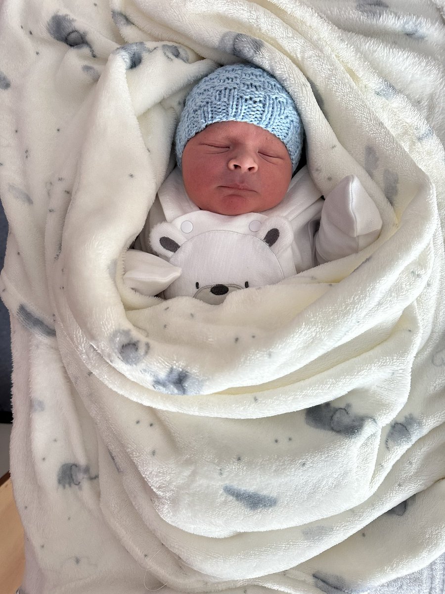 Welcome to the world Teddy Andrew Young 🤍 my darling boy.
