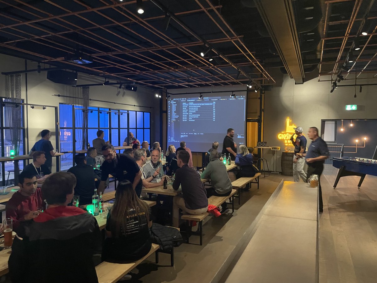 chef's tweet image. What an incredible night at Chef After Dark, Munich! Thanks to all who joined us. It was packed with exceptional moments, connections, and unforgettable experiences. #ChefAfterDark #ChefConf23 #ChefCommunity
