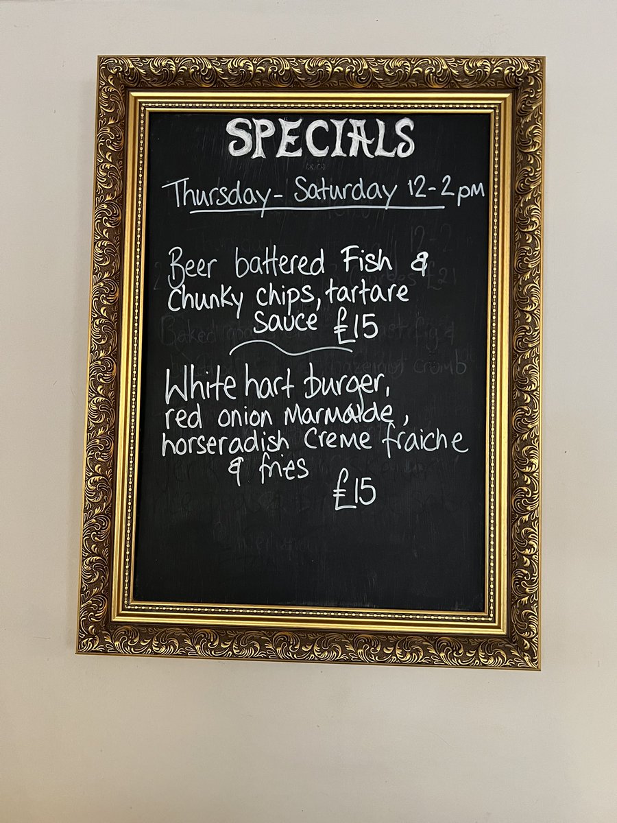 Lunch specials in full swing! (Best fish and chips in bath!!!)