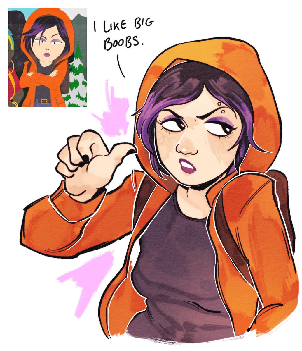 ozonegrrrl's tweet photo. i want her #sptwt #southpark #KennyMcCormick https://t.co/n8anDNP8Pj