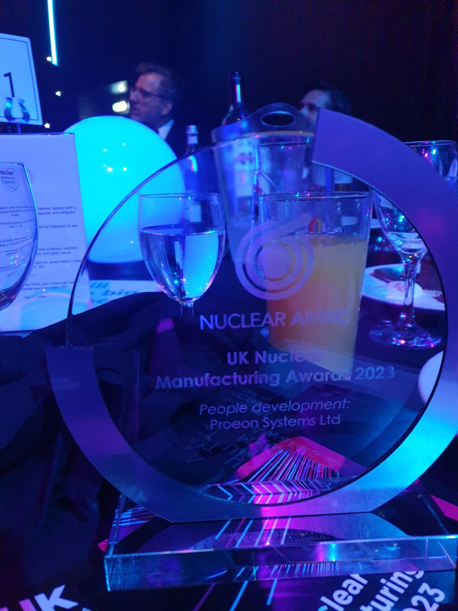 Wohoo we only flippin' won didnt we!!! Well done to all the team <a href="/Proeon/">Proeon Systems Ltd</a> you should be proud!!! 
#winning