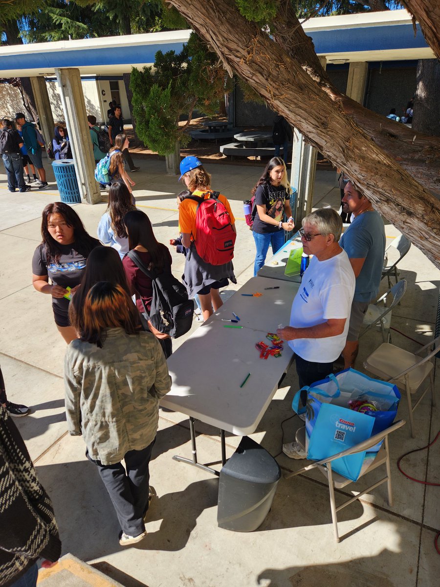 Wonderful opportunity on campus today for students to stand up to bullying and harassment by being upstanders! A special thanks to The Kyle Hyland Foundation and Benicia Teen Center!