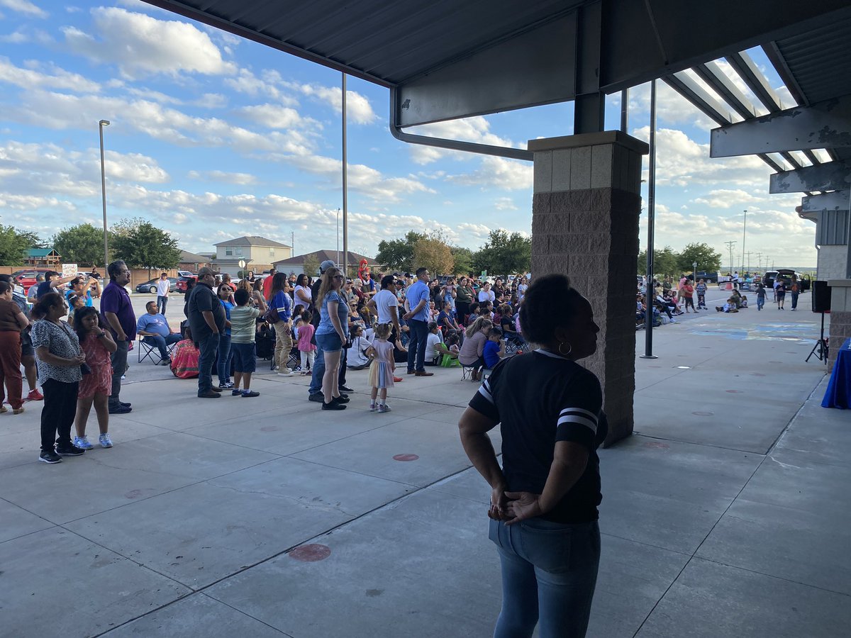 Quit a crowd at PME tonight! #ManorStrong