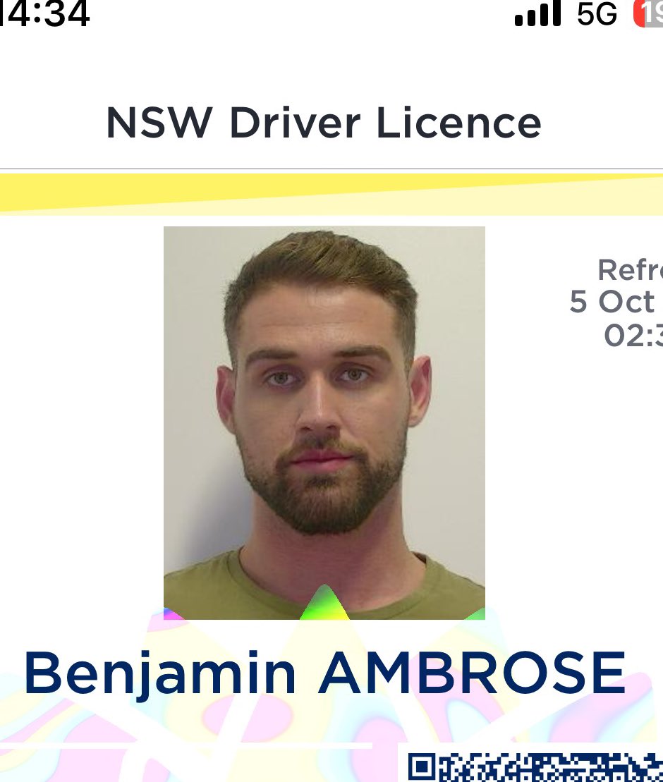 It’s time for a new license photo I’m afraid I won’t be able to serve the same amount of cunt as last time 😢