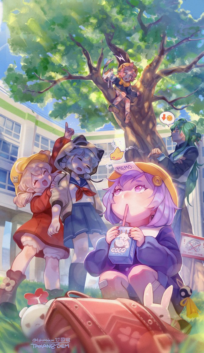 #GenshinImpact #原神 #qiqi
just another school day!
