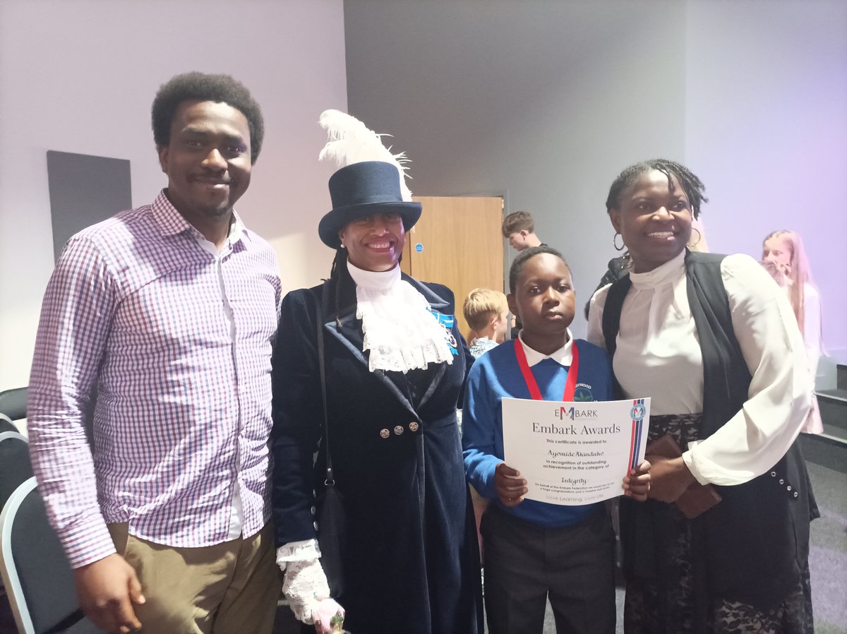 DerbyshireHS's tweet photo. What a pleasure to attend the recent @embarkfed Awards at Langley Mill. We heard inspirational stories of selfless acts by young people. Well done to the fabulous Matt Crawford and all Embark schools for teaching our children the meaning of humanity #unityiscommunity https://t.co/JsGHuQWaoB