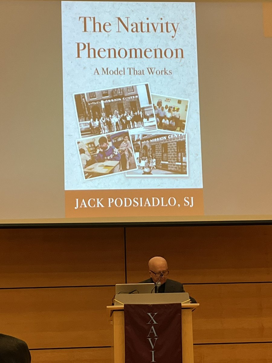 Celebrating a special book by a visionary leader in the Nativity model of schools.  Well done, Fr. Jack, SJ. <a href="/xavierhs/">Xavier High School</a> #Nativity