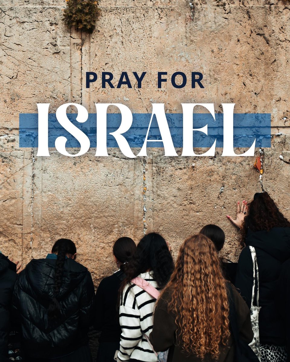 Join us in praying for Israel's total deliverance from her enemies and for the protection of innocent Israelis and Palestinians.

We denounce and pray against the vile hatred demonstrated by Hamas, Hezbollah, and all who call for the eradication of Israel.

#PrayForIsrael