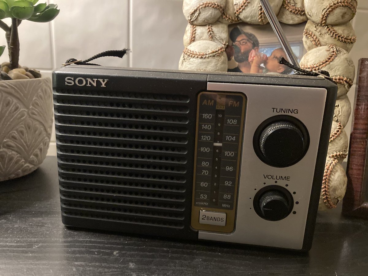 RhubarbBrown's tweet photo. Got my rally radio ready @Wes_nship. Tuned in to Jasper’s WLJA. ⚾️✝️📻 https://t.co/qDmR9W74I5