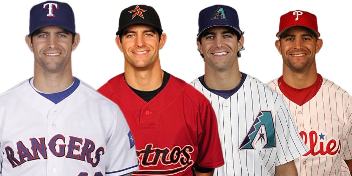 This guy named Matt Kata played for the Rangers, Astros, D'backs, and Phillies.