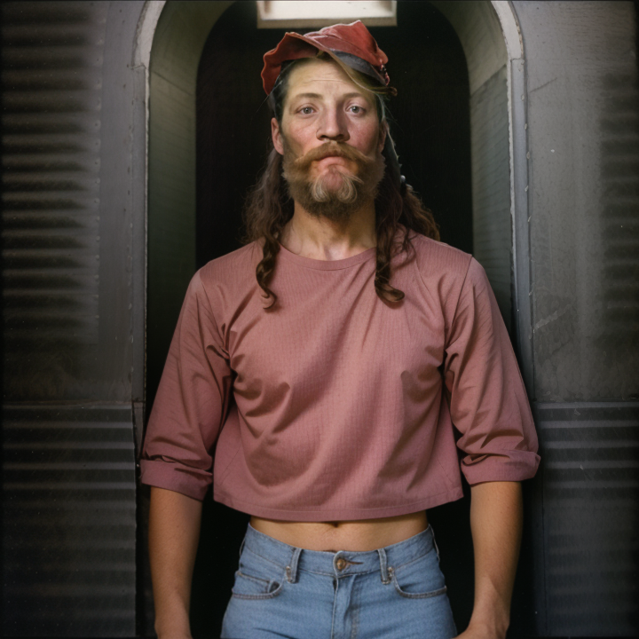 NerdyRodent's tweet photo. Face + outfit + pose = endless fun! https://t.co/6j7DvahWmu