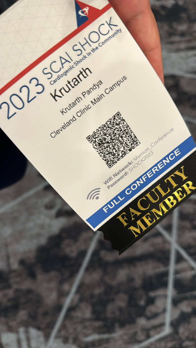 KrutarthKPandya's tweet photo. Another conference and a presentation!! Life long learning and networking continues….. @SCAI #SCAI_SHOCK #CardioTwitter #MedTwitter https://t.co/z2raCN2rR8