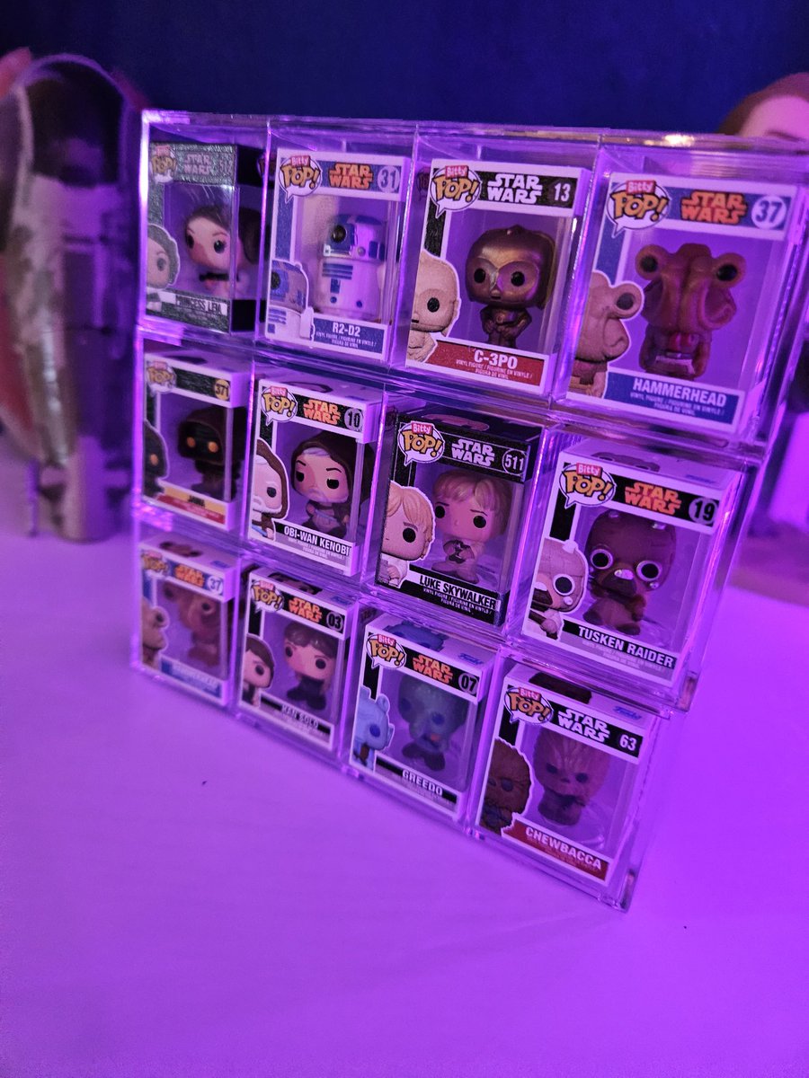 Chef_BooGaming's tweet photo. Pretty cool seeing your dream set up come together piece by piece. Added the white shelf in the corner and came across these super cool miniature funko pops https://t.co/fDgozOZB56