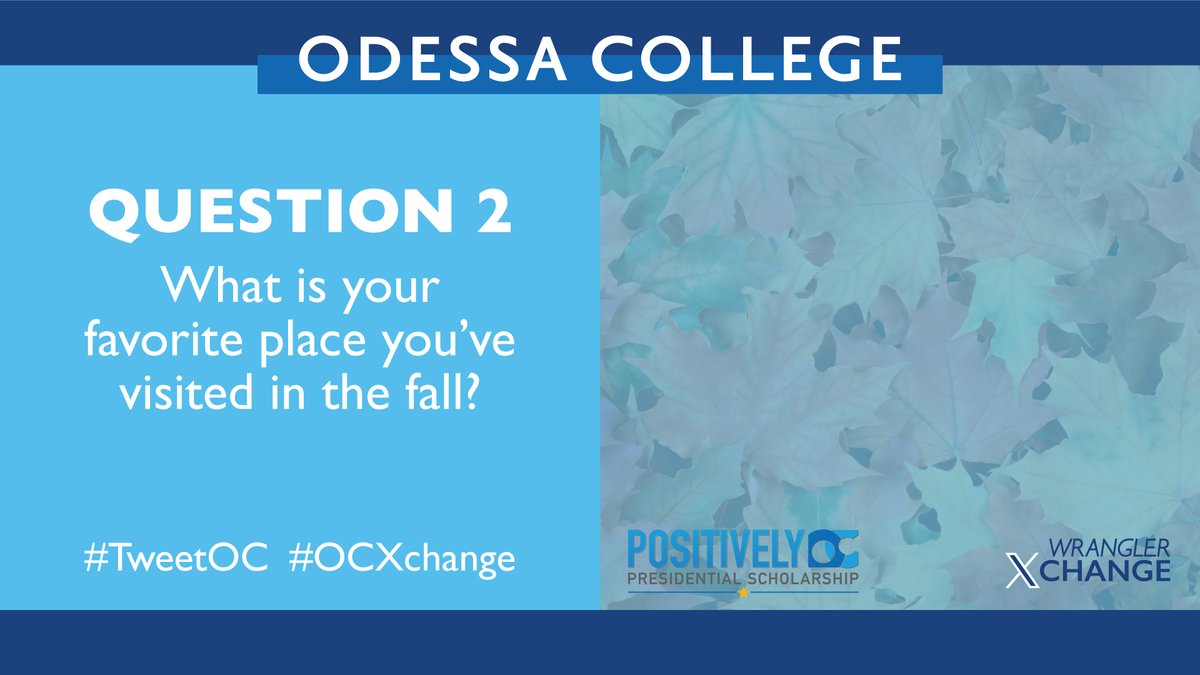 OdessaCollege's tweet image. #OCXchange #TweetOC @PositivelyOC