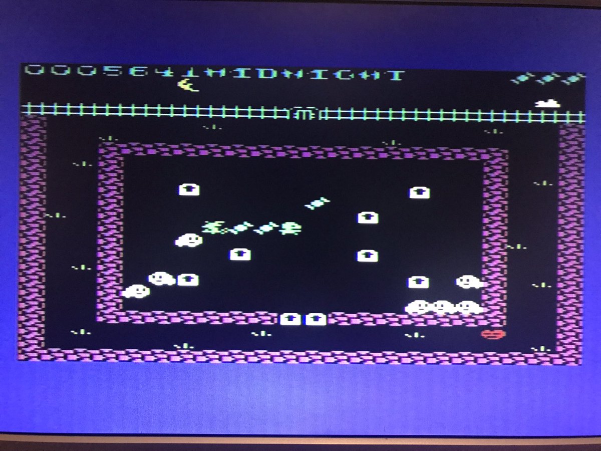 shieladixon's tweet photo. My best #pumpkid 🎃#hiscore to date. Couldn’t crack ‘4 days to Halloween’ though despite several tries. #vic20 https://t.co/Td2eoBJzCy