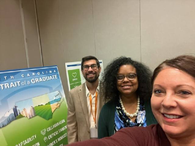 _RyMitchell's tweet photo. It was an honor to represent @HCPSNC as a facilitator for 3 separate Portrait of a Graduate sessions at the @AIM_NCDPI conference. The Portrait of a Graduate initiative is the foundation of what education should be. Thankful to be a part of this powerful work. #NCTOYPOY #HCPStrue https://t.co/RH9fVfrdos