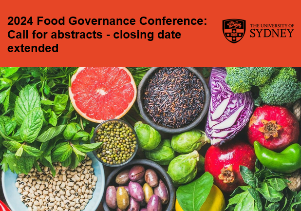 SMcDonaldAPD's tweet image. Abstract submission closing date has been extended to 31st October, still plenty of time to get your abstract in for #FoodGovernance2024

Head over to sydney.edu.au/law/our-resear… to submit an abstract.