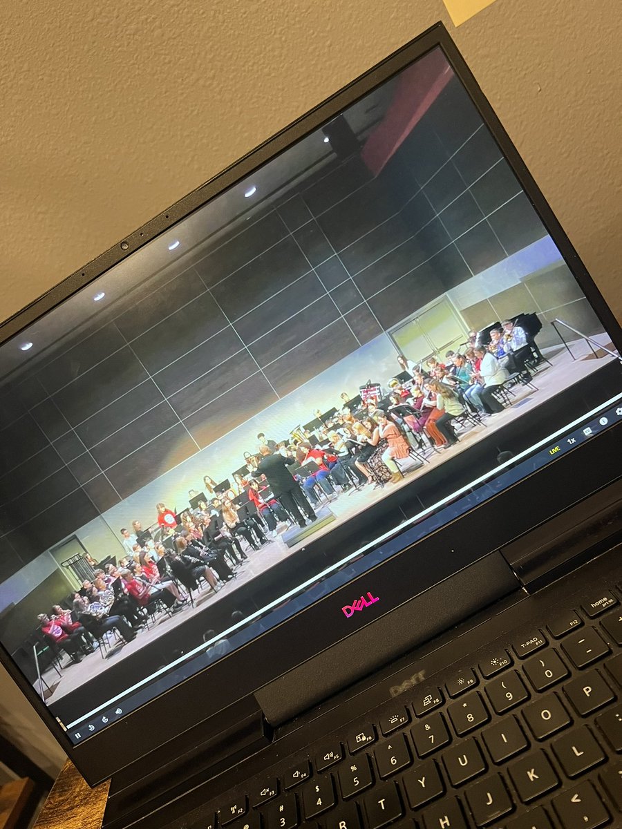 Mrs_Jen_Stowell's tweet photo. Marley was able to be a part of @CentralCollege 7th/8th #bandfest Honor Band! This mom/student is thankful for the live stream so I can step away from class to watch! https://t.co/94EB4NKPWG