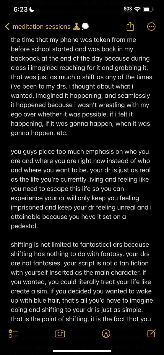 scriptertey's tweet image. unsolicitedly sharing my thoughts. shifting is real - you don’t need to use it as a form of escapism bc the point of shifting is to be free, and if you are escaping that implies that you feel imprisoned. your dr is not made up or unreachable just bc it is the life you desire.