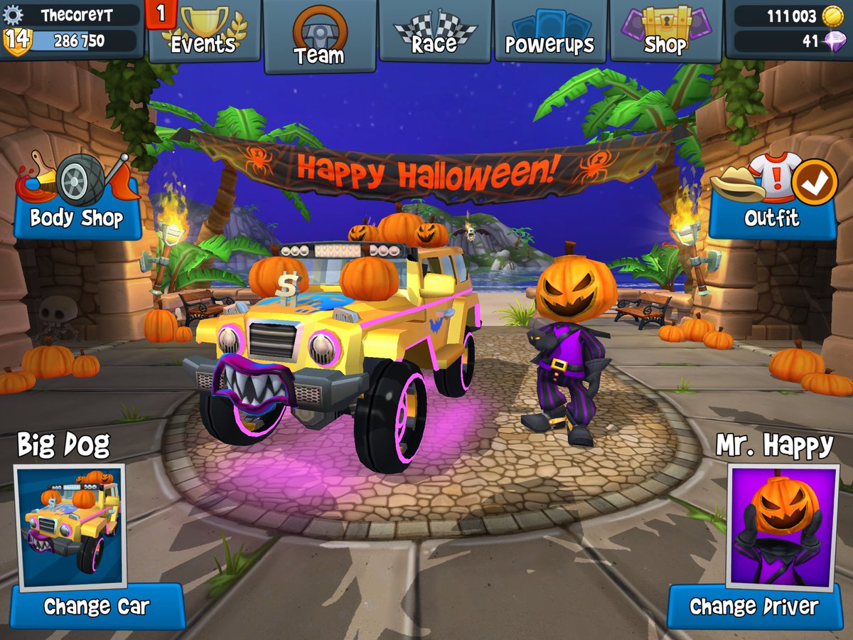 v2_coreYT's tweet image. Beach Buggy Racing 2 costume contest!