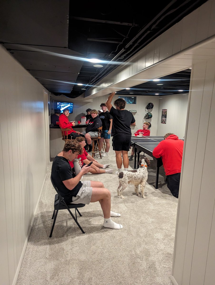 It was awesome having the seniors over for dinner tonight. I am excited to celebrate these guys at senior night tomorrow!