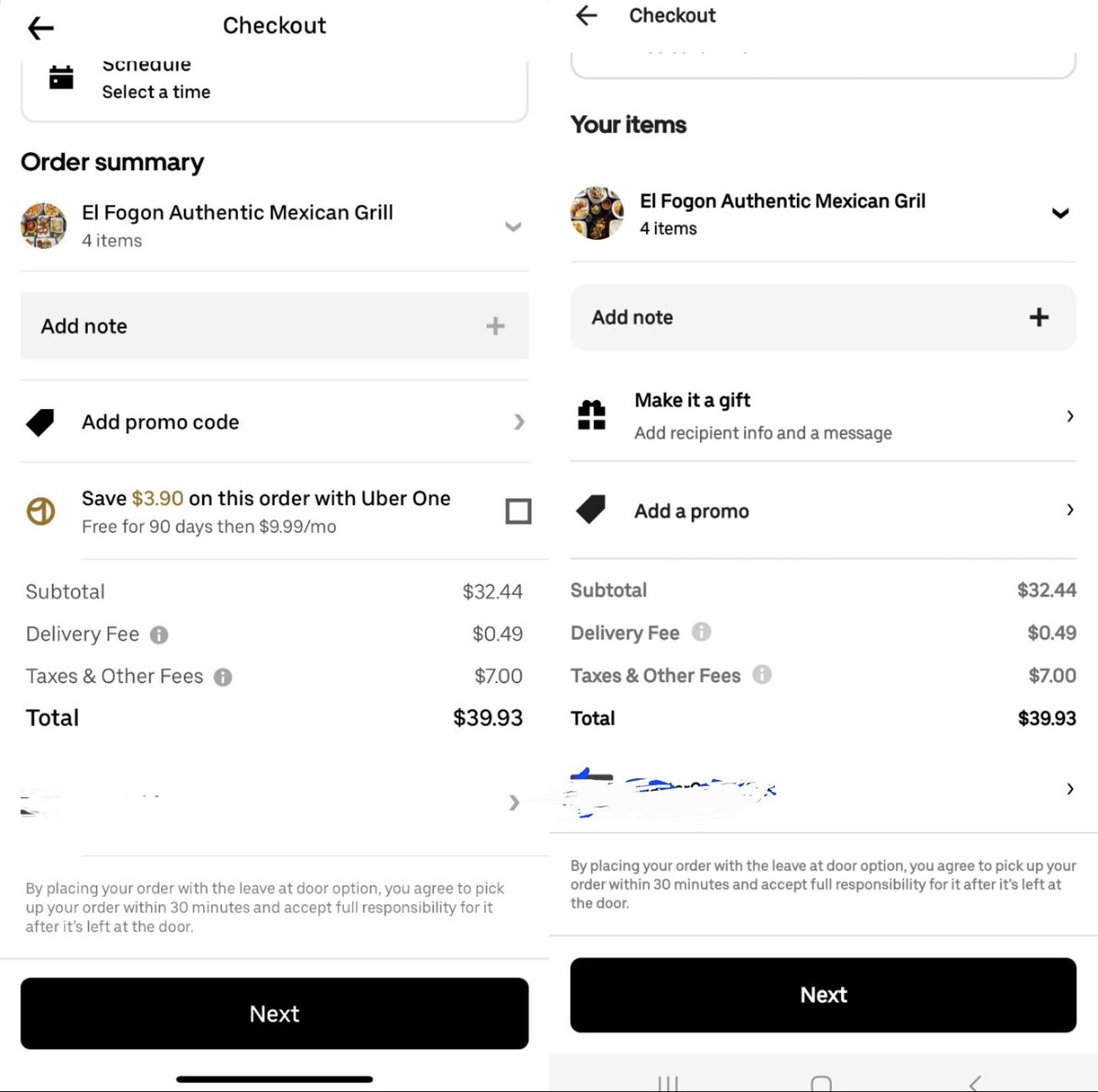 Uber One is a scam on the left is the order without Uber One and on the right is the same order with Uber One. Its the same price. So I'm paying $10.00 a month for nothing I think this calls for a Class Action Lawsuit. #UberEats #ScamAlert #tryitforyourself #BreakingNews