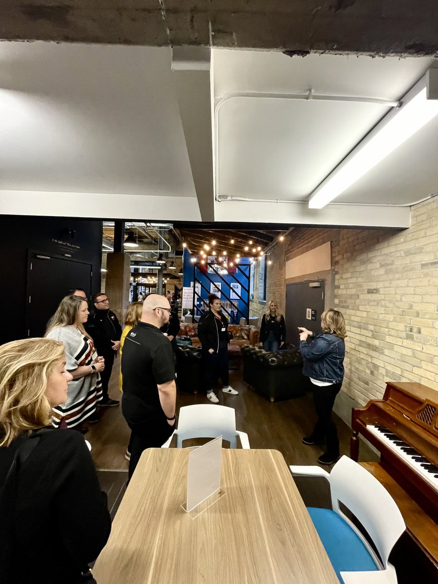 YvonnePilon's tweet photo. PROST to our friends at @Communitech for hosting today's #GermanFestivities as part of #Techtoberfest!
A special thank you for welcoming our regional ecosystem partners including @_investwe & @CityWindsorON for an informative tour of The Hub.
Cheers to #cdntech! https://t.co/3Qztt37Rw1