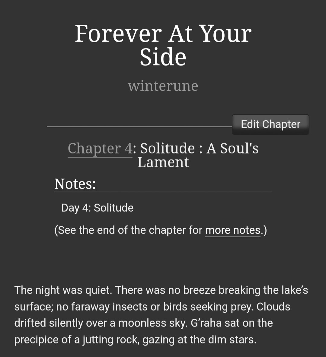 Day 3: Charm and Day 4: Solitude 
AO3: archiveofourown.org/works/50677849…
#grahatober #grahatober2023 #wolgraha #grahatia