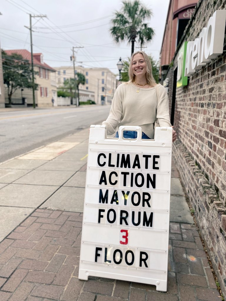 The first <a href="/CofCBasketball/">Charleston Basketball</a> home game isn't until Nov 6, but it was great to be in the TD Arena tonight to welcome folks to the Charleston Mayoral Forum on Climate Action. Well done Lucy Davis, Coordinator of our <a href="/CofC/">College of Charleston</a> Master's in Environmental Studies for pulling this together!