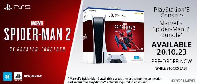 PlayStation 5 Console Marvel's Spider-Man 2 Bundle