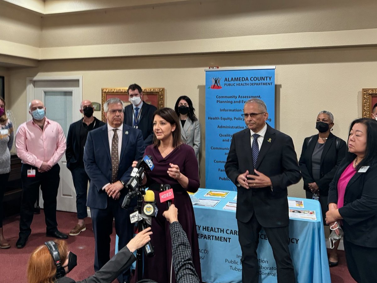 Grateful to have <a href="/CDCgov/">CDC</a> Director <a href="/DrMandyCohen/">Mandy Cohen</a> visit #SanLeandro to discuss the importance of vaccinations as we approach the winter months. Thank you <a href="/Dare2BWell/">Alameda County Health</a> and @marymount_villa for helping to make the event possible. #sanleandrocares