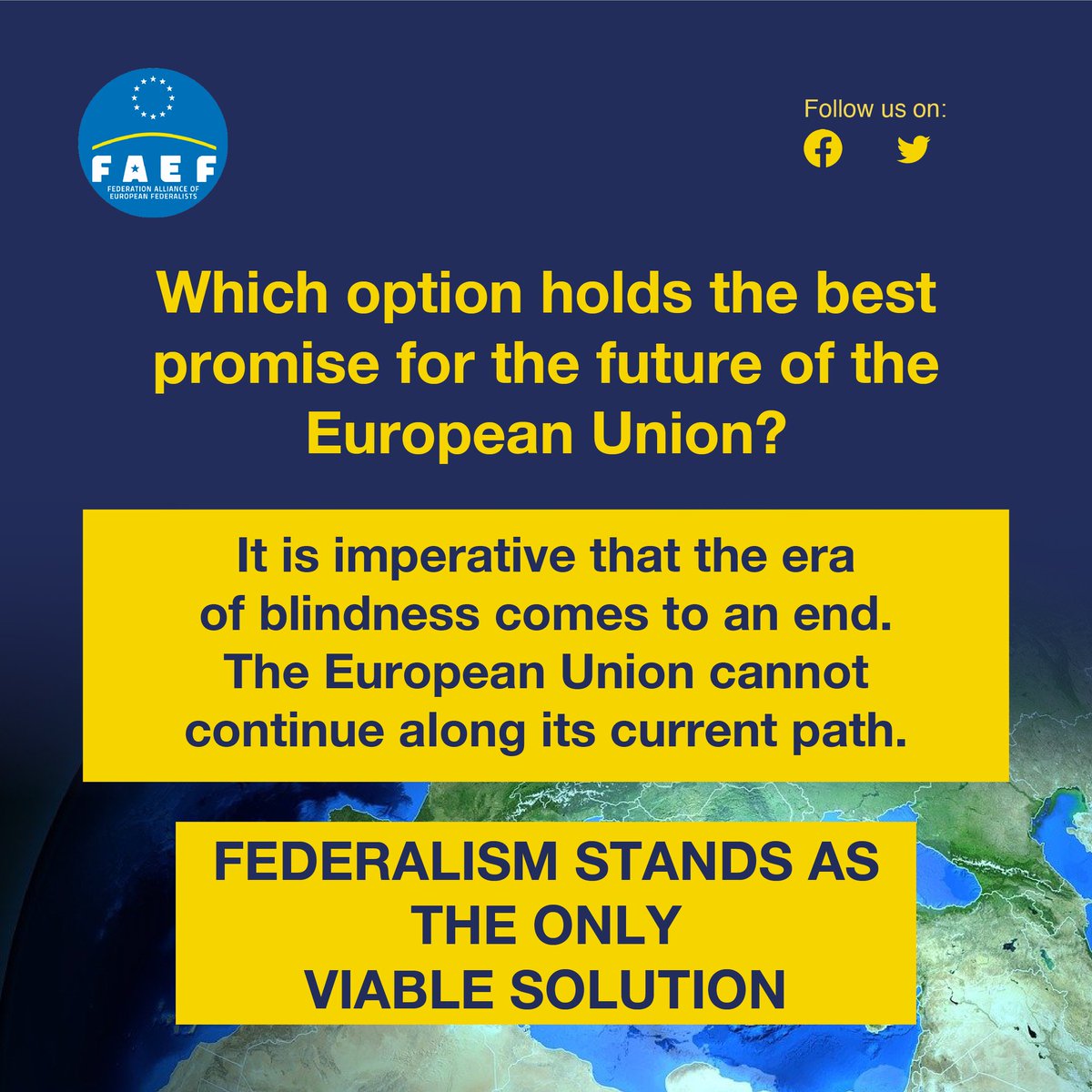 FAEF Federal Alliance of European Federalists tweet media