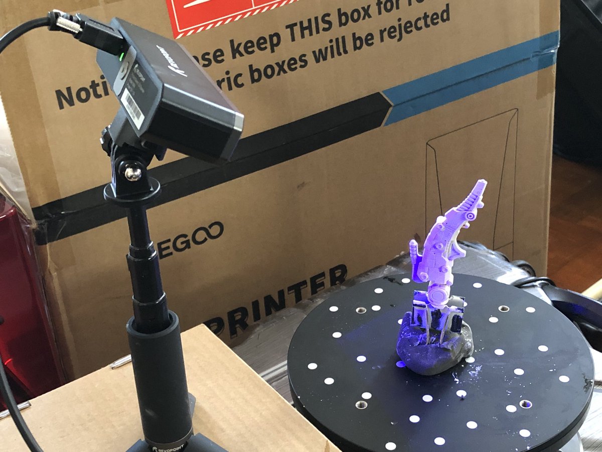 ZT_MAMO's tweet photo. 3Dスキャナーでフルモデルやってみた。
３日で５体はキツかった💦
#Revopoint
#キングオージャー https://t.co/BNilMKlyWJ