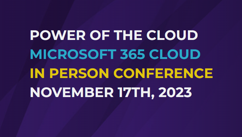 I'm thrilled to be part of the organizing team for the Power of the #Cloud Conference 2023. This is a #FREE full-day in-person conference at Microsoft Canada in Toronto on November 17, 2023.

For more info, please visit meetup.com/northtorontoug…

#MVPBuzz <a href="/CloudPowerUser/">PowerOfTheCloud</a> #POTC2023