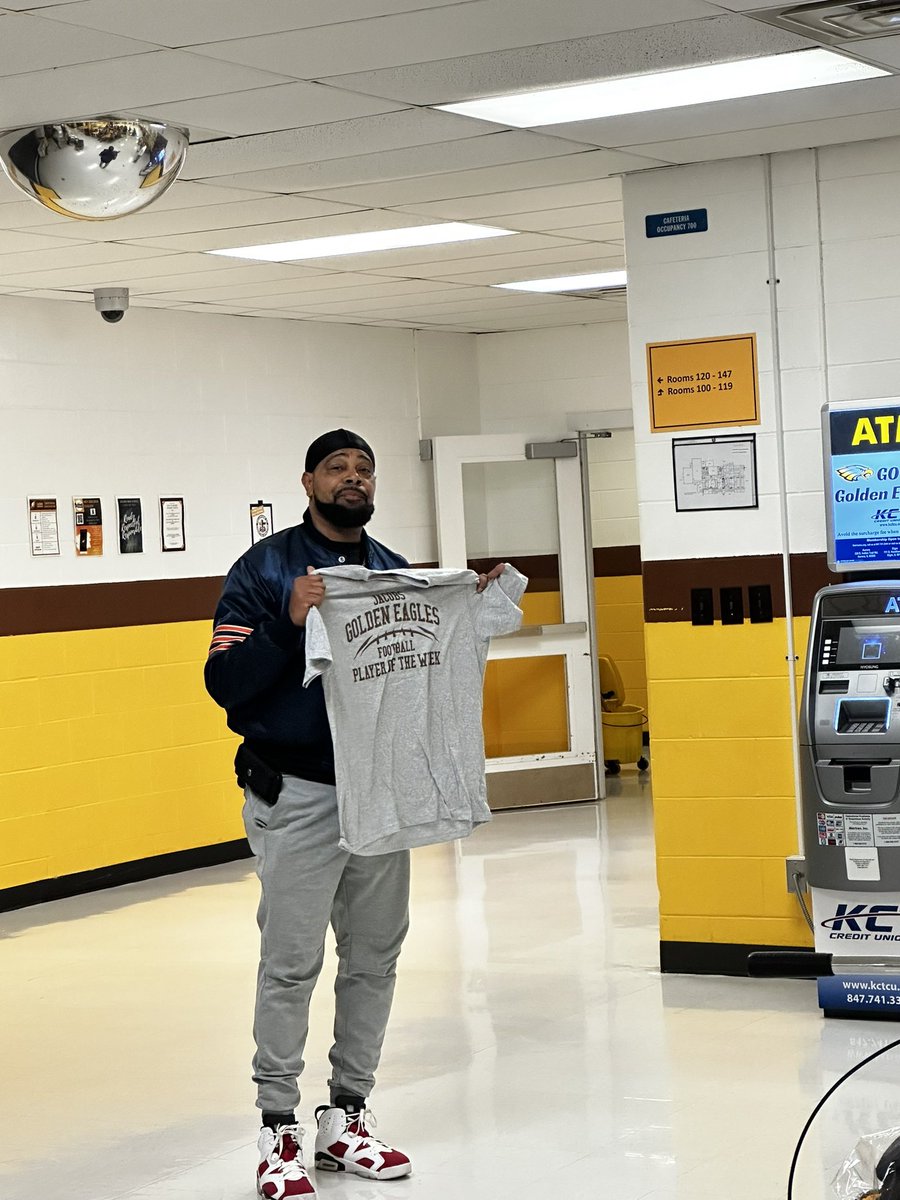 HDJacobsFBall's tweet photo. We want to thank Anthony for always getting our student athletes to their competitions safely.  On top of that, he brings an infectious positive energy to all our student athletes.  He loves rooting on our teams which is why we made him an honorary Player of the Week this week! https://t.co/UN3M5I4JhU