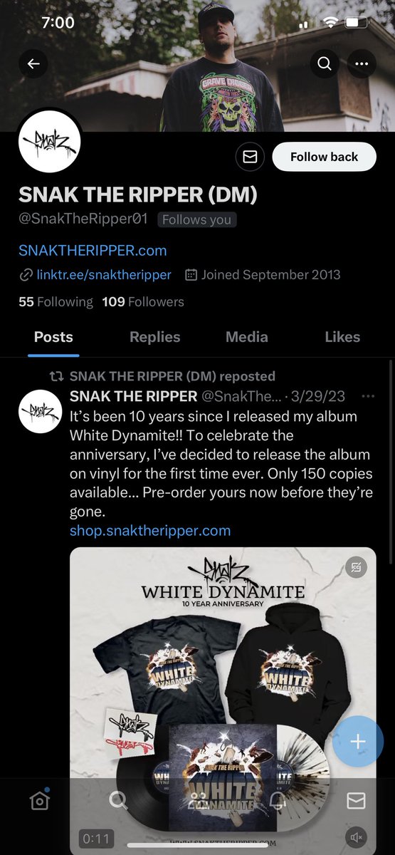 Unaffiliated76's tweet photo. @SnakTheRipper yo this you? Seems like a fake new acct? https://t.co/Zeqz67MeTt