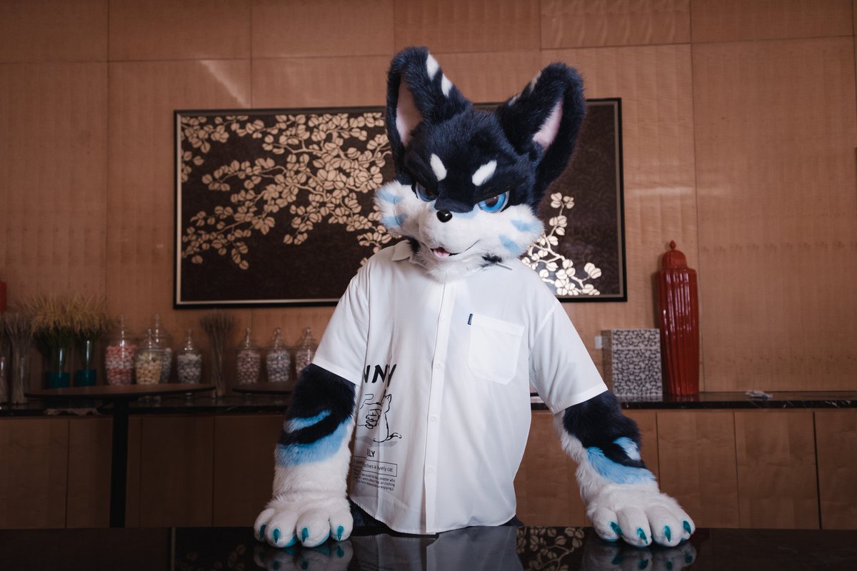 您好，很高兴为您服务，请问需要喝点啥呢🍺
📷:<a href="/ylngxngln1/">Dragon星麟</a> 
#FursuitFriday #福瑞 #兽圈