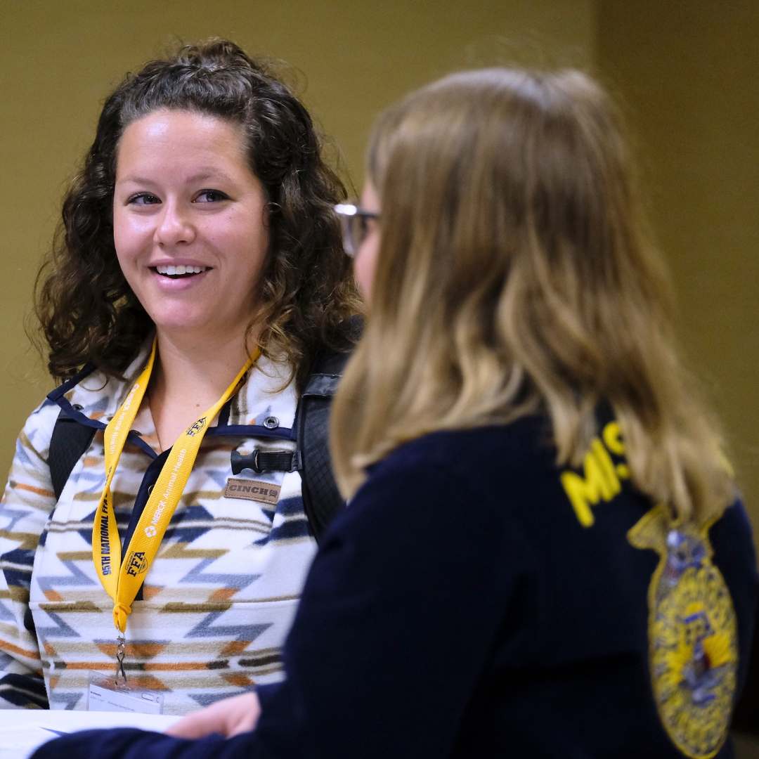 NationalFFA's tweet photo. Calling all FFA Alumni and Supporters!📣

The 96th National FFA Convention &amp; Expo is just around the corner, and we're thrilled to invite you to a range of exciting events and activities.🌟

View the alumni and supporters schedule of events here⬇
https://t.co/3tsLgz2FOx

#FFA23 https://t.co/YgloWaHAOa